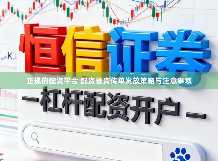 正规的配资平台 配资融资传单发放策略与注意事项